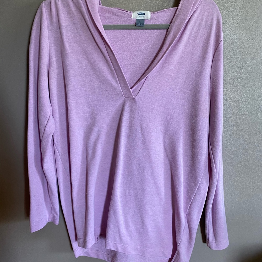 slouchy light hoodie